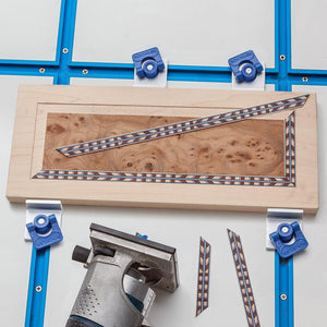 Rockler T Track Stop Kit (4 Pack) - T Track System Accessories W/ 2 Inline Stops, 2 Short Stops - T Track Woodworking Stop Kit -