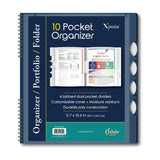 iScholar 10 Pocket Poly Folder, 12.2 x 11, Color Will Vary (35910)