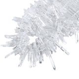 mookaitedecor Natural Rock Quartz Crystal Points Loose Beads Sticks Spikes Top Drilled 15 inches Strand