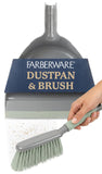 Farberware Dust Pan and Brush Set, 2Piece, Handheld