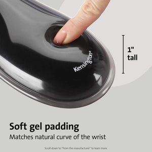 Kensington Duo Gel Mouse Pad With Wrist Rest - Blue (K62401Am)