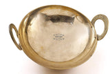 Yadav Craft Brass Kadai Golden Pure Brass Kadhai (1200 ml, 38 x 38 x 18 Centimeters)