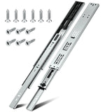 10 Pairs | Soft Close Drawer Slides 18 inch, HBL Heavy Duty Cabinet Drawer Slides Replacement - Ball Bearing Full Extension, 200