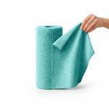 HomeCloud Reusable Microfiber Cleaning Cloth Roll 20 TearAway Washable Towels for Kitchen, Home & Car, Ultra Absorbent, Lint