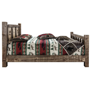 Montana Homestead Queen Bed With Stained And Lacquered Finish Mwhcqbsllzelk