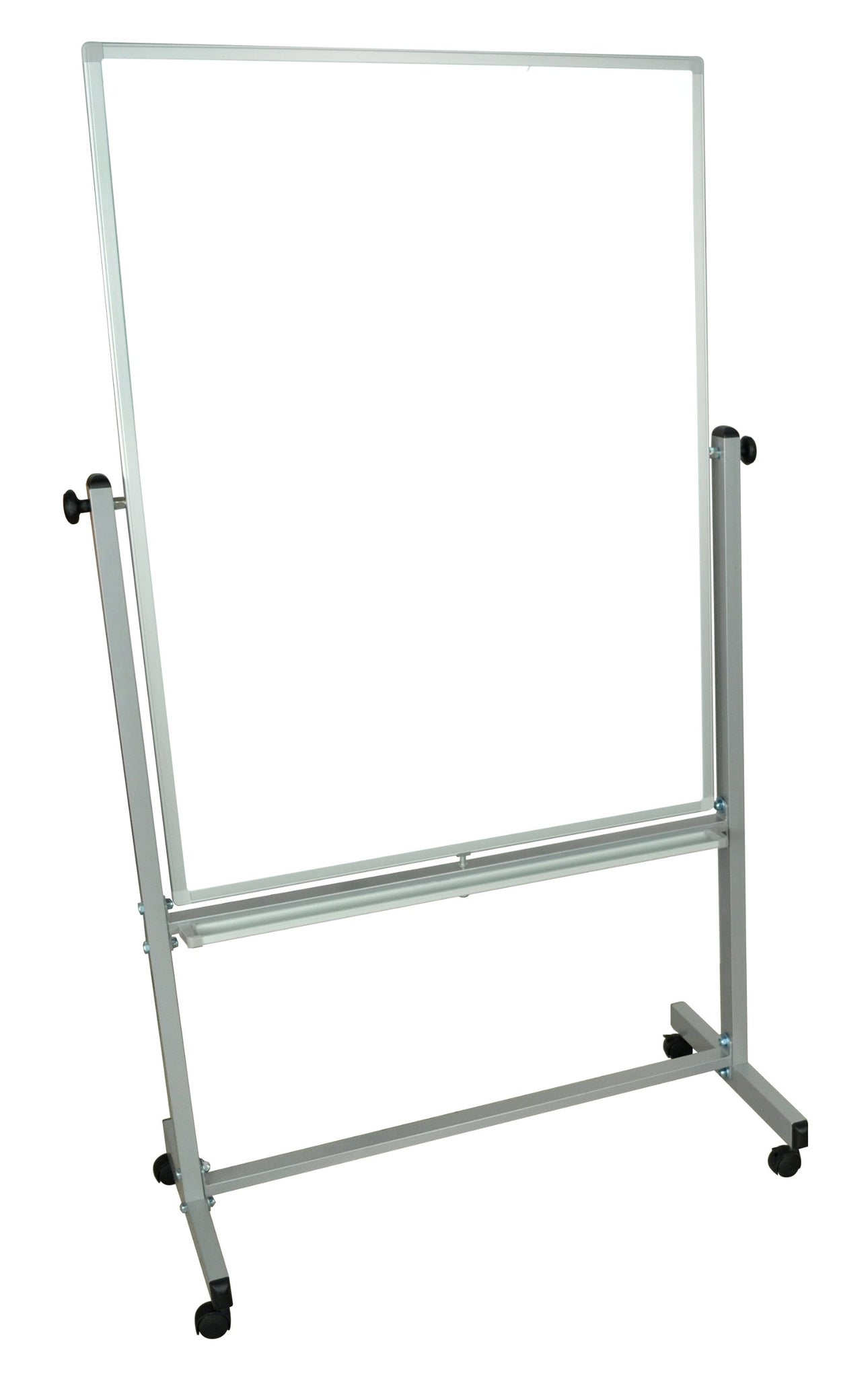 Luxor Mobile Mb3648Ww Dry Erase Double-Sided Magnetic Whiteboard With Aluminum Frame And Stand,36''W X 48''H