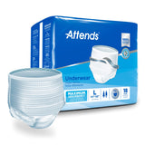 Attends Disposable Underwear Pull On with Tear Away Seams Large, AP0730, Heavy, 18 Ct