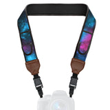 USA Gear TrueSHOT Camera Strap Neoprene Camera Straps - Padded Neck Strap, Accessory Pocket, and Quick Release Buckles - Compati