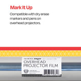 School Smart Overhead Projector Film Roll, 10-1/4 Inches X 50 Feet, 4 Mil Thick