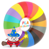 FIROS 3D Pen Filament Refills, 18 Colors 3D Pen PLA Filament, Each Color 10 Feet, Total 180 feet 3D Printing Pen PLA Filament, C
