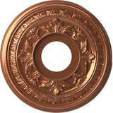 Ekena Millwork CMP13BABCO Baltimore Thermoformed PVC Ceiling Medallion (Fits Canopies up to 5 1/4), 13OD x 3 1/2ID x 3/4P, Brigh