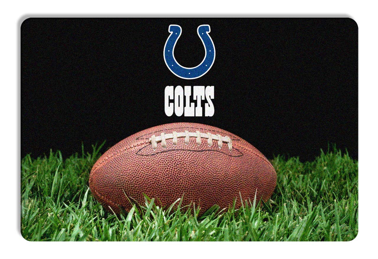 NFL Indianapolis Colts Classic Football Pet Bowl Mat, Large