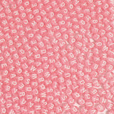 1200pcs 4 7mm Alphabet Beads Transparent Pink Round Acrylic White Letter Beads, for Bracelets and Jewelry Making