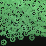 200PCS Letter Beads Glow in The Dark 4x7mm Acrylic Alphabet Letter Q Beads for Jewelry Making Bracelet