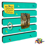 Bulletin Board Cork Board Cork Boards for Walls Cork Board for Office Pin Board Bulletin Boards for Walls (Green)