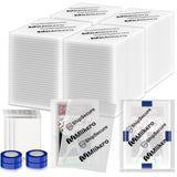 360 Pack Trading Card Shipping Protectors, 4'' x 6'' Plastic Card Protector with Protective Sleeves and Tape Rolls Fit for PSA G