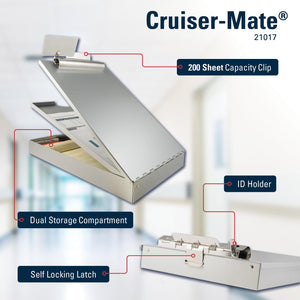 Saunders 21017 Recycled Aluminum Cruiser Mate Storage Clipboard Lightweight, Heavy Duty, Dual Storage Paper Holder. Storage