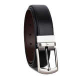 Urban Forest Nolan Brown/Black Formal Reversible Leather Belt For Men