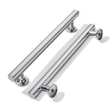 khtumeware 10 Pack 6 Inch(152mm) Polished Chrome Cabinet Pulls Kitchen Solid Heavy Duty Cabinet Pulls Kitchen Cabinet Hardware f