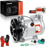 A-Premium A/C Compressor with Clutch Compatible with Nissan Frontier 3.3L 1999-2004, Xterra 3.3L 2000-2004, DKV14C Style, 4 Groo