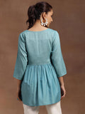 Libas Women'S A-Line Kurti (29144_Sea Green Sea Green Xl