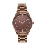 Sonata Poze Quartz Analog Brown Dial Metal Strap Watch For Men
