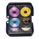 128 Capacity CD/DVD case Wallet, Storage,Holder,Booklet by Rekukos(Black)