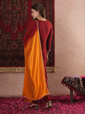 Gosriki Women'S Cotton Blend Straight Embroidered Kurta With Pant & Dupatta (Chatterjee Maroon-Gs_Xl_Maroon_X-Large),Maroon,,B0DM1SG9CQ