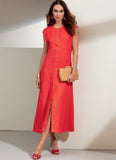 Vogue Misses Dress Sewing Pattern Kit, Code V1859, Sizes 810121416, Multicolor