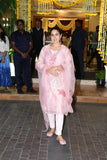 Gosriki Women'S Organza Straight Printed Kurta With Pant & Dupatta (Mala Pink-Gs_L_Pink_Large),Pink,,B0CD7RCS7R