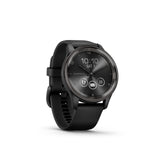 Garmin V  Vomove Trend, Stylish Hybrid Smartwatch, Long-Lasting Battery Life, Dynamic Watch Hands And Touchscreen Display, Blac