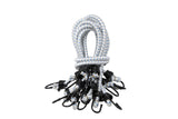 Kotap VBC-24WHT Heavy Duty Durable Multi-Use Bungee Cords with Hooks, 24-Inch, White (10-Pack)