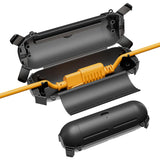 iwillink 2 Pack Outdoor Extension Cord Cover Waterproof - Weatherproof Electrical Connection Box for Outdoor Outlet, Plug, Socke
