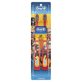 OralB Kids Manual Toothbrush Featuring Pixar Favorites, Soft Bristles, for Children and Toddlers 3+, 2 Count