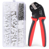 Zhushan JST Connector Kit with Molex Crimper - Includes 720PCS JST-SM Kit, AWG 24-16 (0.25-1.5mm) - Crimper for AMP-TE 2.8/4.0/4