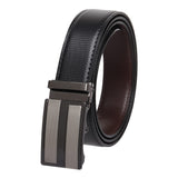 Sunshopping Vegan Leather Belt For Men Handmade Reversible Auto Lock Buckle Belt Perfect For Formal And Casual Wear Adjustab