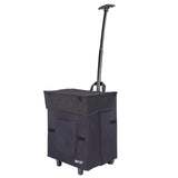 dbest products Smart Cart Rolling Multipurpose Collapsible Basket Scrapbooking Blackout