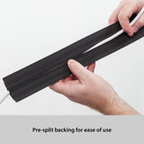 Haven First 4' Floor Cable Protector, Cord Cover, Protect Cords, Prevent Cable Trips, Cable Cavity = 0.63 (W) x 0.31 (H) - 4