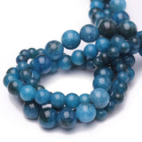 Chicager 6mm Natural Stone Beads for Jewelry Making,Apatite Polished Smooth Round Gemstone Beads for Bracelet Necklace 15 Inch