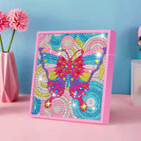 ZUYUSUT Diamond Art Painting Kits for Girls Ages 5-12 Kids Art and Crafts Gem by Number Kits with Wooden Frame for Children Birt