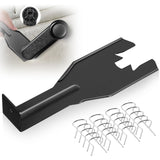 Gulfmew 1 Pcs 76951 Window Handle Removal Tool, 20 Pcs 76980 Car Window Handle Crank Retainer Clip, Car Inside Door Panel Remova