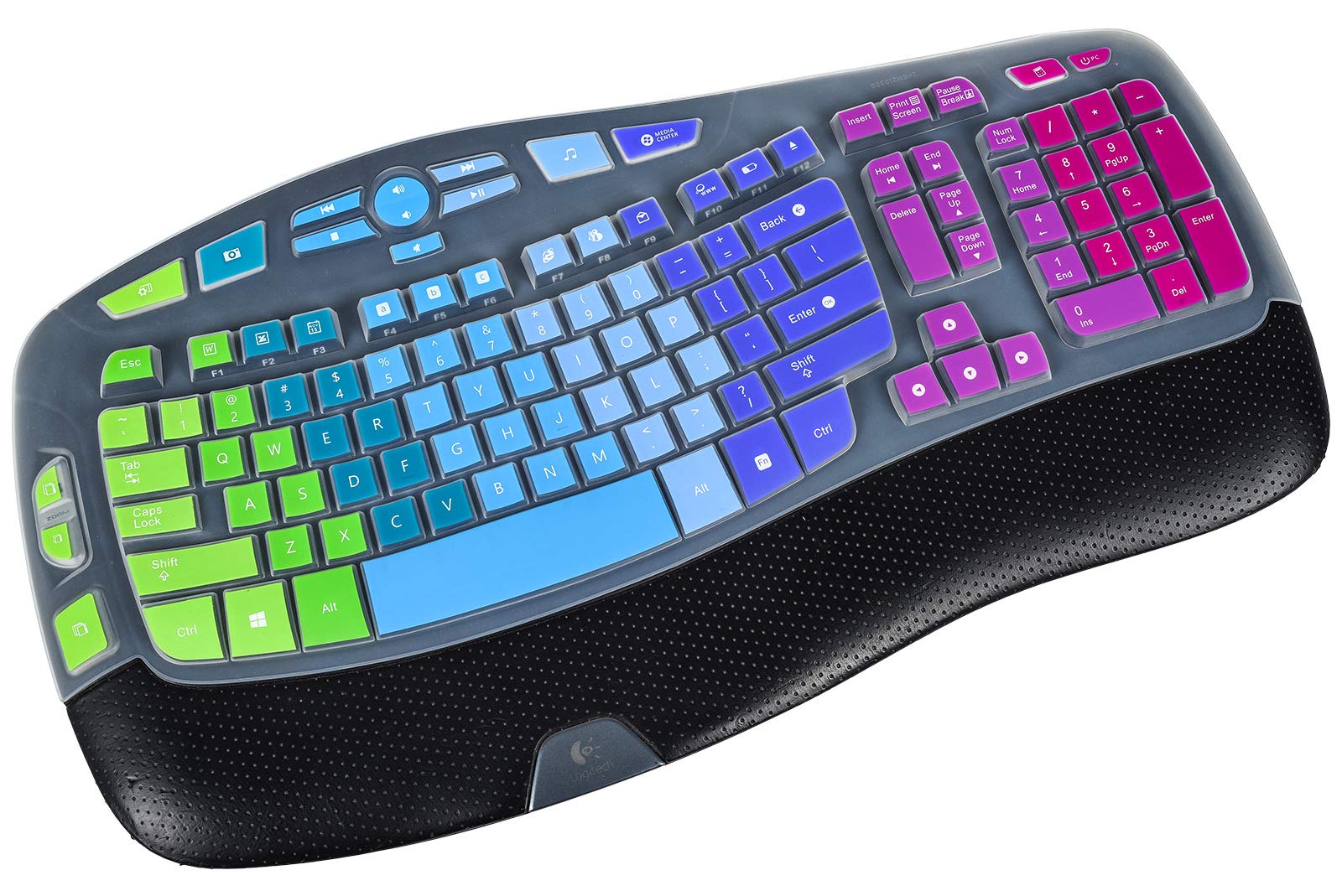 Keyboard Cover for Logitech K350 MK550 MK570 Wireless Keyboard, Logitech K350 Accessories, Logitech Wireless Wave Keyboard Prote