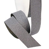 Morex Ribbon Dazzle Grosgrain Ribbon, 5/8 inch by 100 Yards, Metal Grey, 99005/00-017
