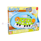 Bluey Music Time Electronic Learn to Play Keyboard - Portable Learning Keyboard Musical Education Learning Toy for Toddlers and 