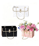 3PCS Gift Box Empty, Black Gift Box Set, Flower Vase and Bouquet Box for Gift Wrapping, Wedding or Birthday Centerpiece