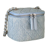 Snappsy Women Shoulder Crossbody Bag Lady For Holidays Birthday Gift Business Events Light Blue