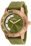 Invicta Men's Specialty 45mm Silicone Quartz Watch, Dark Green (Model: 35685)