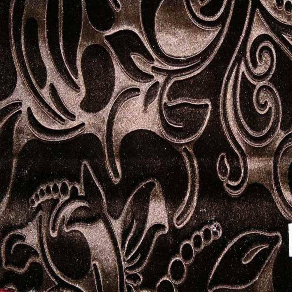 Scroll Pattern Velvet Brocade Scroll Velvet Fabric, 58 Inch in Width, Ideal Embossed Materia ...