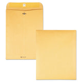 Quality Park Clasp Envelope Clasp (9 1/2 x 12 1/2, 28 lb, Gummed, Kraft, Box of 100