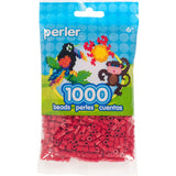 Perler Beads Fuse Beads for Crafts, 1000pcs, Cherry Red, Small